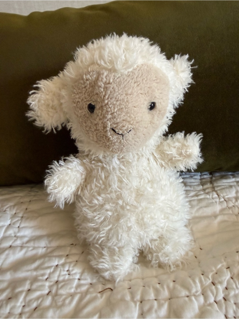 Jellycat London Little Lamb Plush Stuffed Animal Cream Sheep Easter